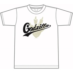 ゴジラオリジナルTシャツ「FOOTPRINT」（ホワイト）（Ｍサイズ）＜セブンネット限定＞
