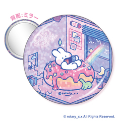 缶ミラー　おへや　Lovely MongMong