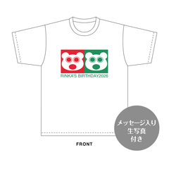 【SKE48】宮本倫花　生誕記念Tシャツ(L)＆メッセージ入り生写真（2026年9月度）