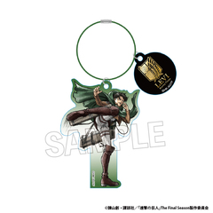 進撃の巨人　激高!!アクリルフープチャーム　リヴァイ（2026年10月以降発売予定）