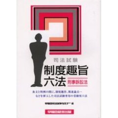 制度趣旨六法　刑事訴訟法