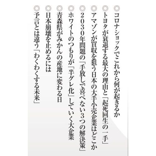 日本経済予言の書 ２０２０年代、不安な未来の読み解き方 通販｜セブン