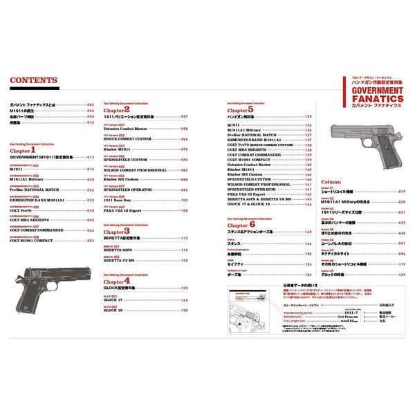 ハンドガン作画設定資料集 プロップ デザイン アーカイブス ガバメントファナティクス 通販 セブンネットショッピング