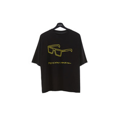 【SKULL HONG】SUNGLASS Tシャツ L（ブラック）