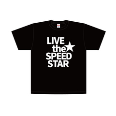 【LIVE the SPEEDSTAR】オフィシャルTシャツ ゴシック ブラック Sサイズ