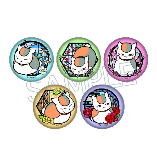 夏目友人帳 切り絵シリーズ vol.8 和紙風缶バッジ【BOX】（2025