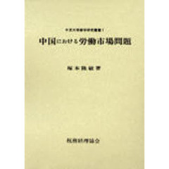 中国における労働市場問題