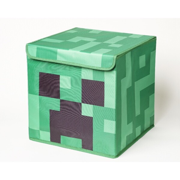 MINECRAFT 15周年記念 ビッグサイズ折りたたみコンテナBOOK クリーパーver．（セブン－イレブン／セブンネット限定）  通販｜セブンネットショッピング