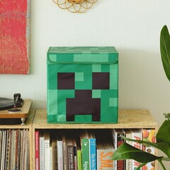 MINECRAFT 15周年記念 ビッグサイズ折りたたみコンテナBOOK クリーパーver．（セブン－イレブン／セブンネット限定）