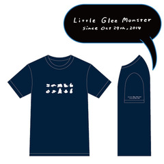 Little Glee Monster/5th Celebration Tシャツ～半袖篇/ネイビー