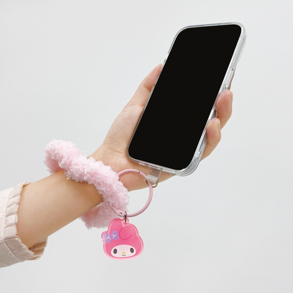 ハローキティ ストラップ 黒ファー ☆【即納】サンリオファーストラップ ハローキティ SALE10の商品