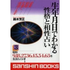 生年月日でわかる性格と相性占い　３