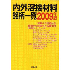 ’０９　内外溶接材料銘柄一覧