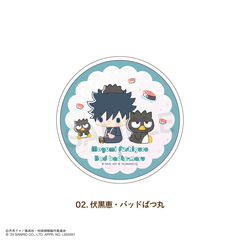 呪術廻戦 ×サンリオキャラクターズ 　グリッターコースター 02.伏黒 恵・バッドばつ丸