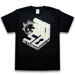 Mr.Children 30th Anniversary Tour／30th Anniversary Logo Tシャツ　BLACK