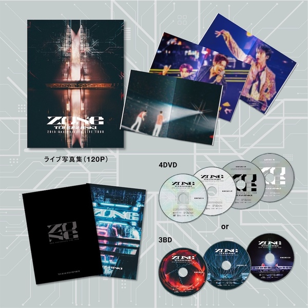 東方神起　DVD・BDセット 東方神起 ライブ ブルーレイ＆DVD『東方神起 20th Anniversary