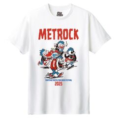 【METROCK2025】モンスターTシャツ WHITE