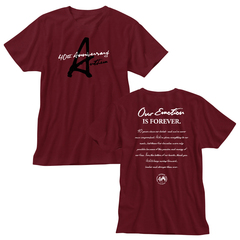 【ANTHEM】40th Anniversary Live GOODS Tシャツ（マルーン）XLサイズ