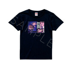 アニメ『銀河特急 ミルキー☆サブウェイ』 Tシャツ(ちぽっけ) TB(アカネ・カナタ) ブラック Lサイズ（2026年6月以降発売予定）
