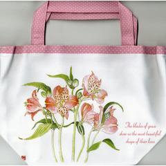 ミニトート　アルストロメリア