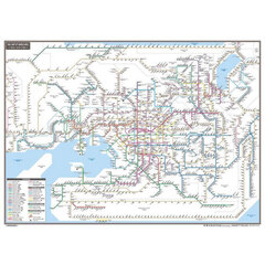 スクリーンマップ 関西鉄道路線図 RAIL MAP OF KANSAI AREA