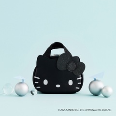 HELLO KITTY × BRILMY 中身が見えて時短がかなう ズボラに優しいコスメポーチ BOOK BLACK ver. SPECIAL PACKAGE（セブン－イレブン／セブンネット限定パッケージ）