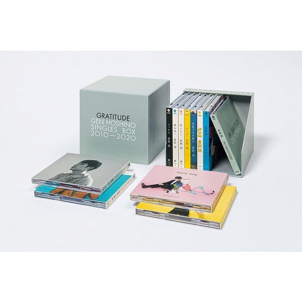 星野源 CD Gen Hoshino Singles Box 'GRATITUDE'(12CD+10DVD+Blu-ray Disc) 店舗受取可