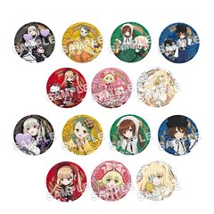 ローゼンメイデン×サンリオキャラクターズ／トレーディング缶バッジ(全14柄)／単品（2025年10月以降発売予定）