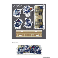 アークナイツ わちゃっと！ジオラマアクリルスタンド　B.スカジ&帰溟スペクター&ウルピアヌス&グレイディーア（2026年4月以降発売予定）