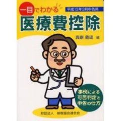 一目でわかる医療費控除　事例による可否判定と申告の仕方　平成１３年３月申告用