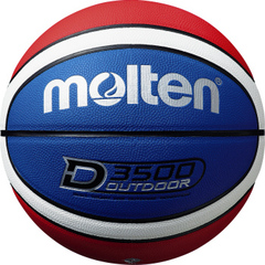 【モルテン】バスケットボール6号球 D3500 ブルー×レッド×ホワイト