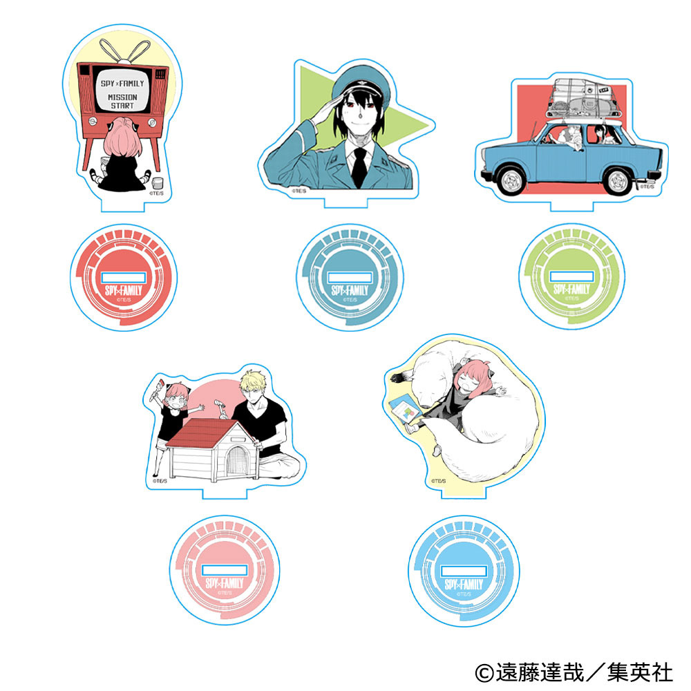 SPY×FAMILY アクリルスタンドセット SPY_FAMILY展 グッズ情報】 アクリルスタンド13体セット 描きおろし