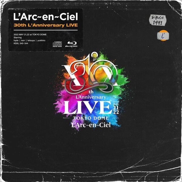 L'Arc～en～Ciel／30th L'Anniversary LIVE Blu-ray 完全生産