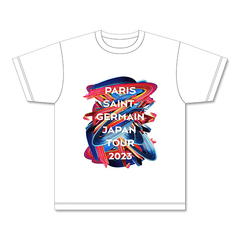【PSG JAPAN TOUR 2023】ツアー公式ロゴTシャツ ホワイト L