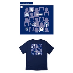 SPY×FAMILY Tシャツ サッカー日本代表ver.（紺・S）（2025年5月中旬以降発売予定）