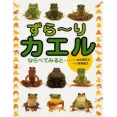 ずら～りカエルならべてみると…