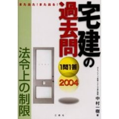 １問１答・宅建の過去問（法令上の制限）　また出た！また出る！　２００４