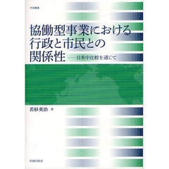 協働型事業における行政と市民との関係性　日米中比較を通じて