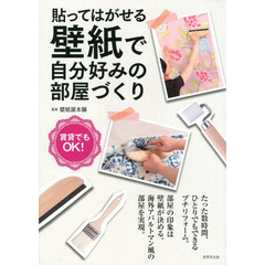 貼ってはがせる壁紙で自分好みの部屋づくり　賃貸でもＯＫ！