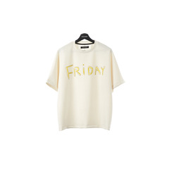 【SKULL HONG】FRIDAY Tシャツ（ホワイト）