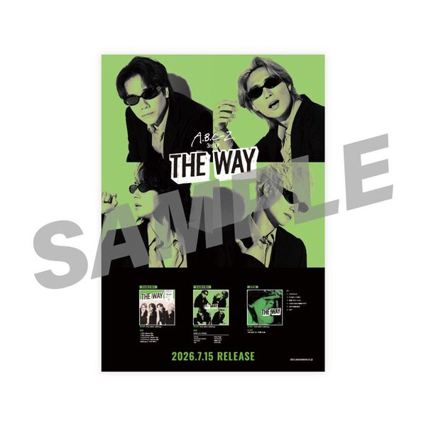 A.B.C-Z／THE WAY（初回限定盤B／CD+DVD）（外付特典：告知ステッカー