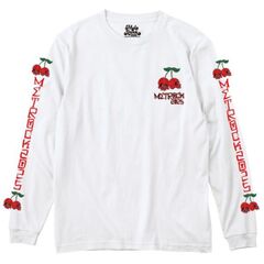 【METROCK2025】チェリーロングTシャツ WHITE