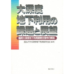大深度地下利用の課題と展望　臨時大深度地下利用調査会答申の解説