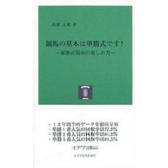 競馬の基本は単勝式です！　単勝式馬券の楽しみ方