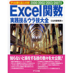 Ｅｘｃｅｌ関数実践技＆ウラ技大全　アッと驚く達人の技
