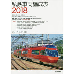 私鉄車両編成表　２０１８