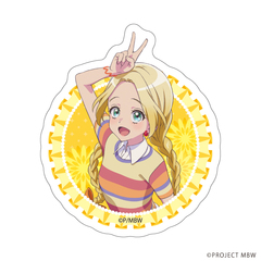 【前橋ウィッチーズ POPUP】ダイカットステッカー　チョコ