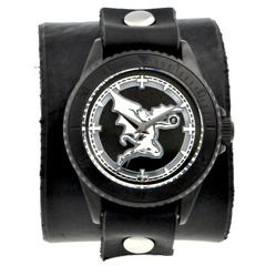 【Ladies' SIZE】BLACK SABBATH × Red Monkey "13" Collaboration Wristwatch　Silver925 High-End Model