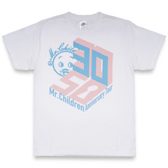 Mr.Children 30th Anniversary Tour／30th Anniversary Logo Tシャツ　WHITE