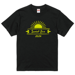 サンセットライブ2024オフィシャルTシャツ　PST-2405 ブラック